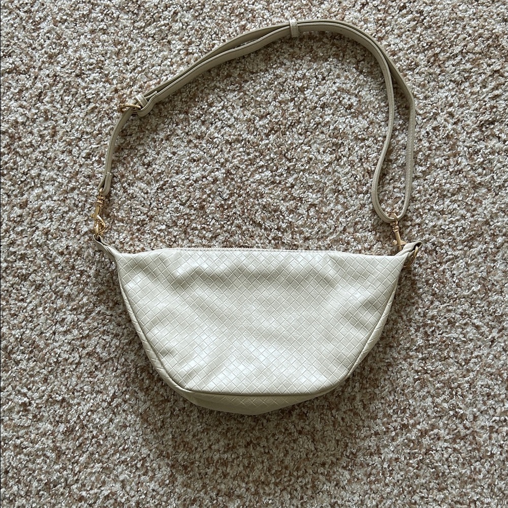 Universal Thread Cream Woven Crossbody Bag